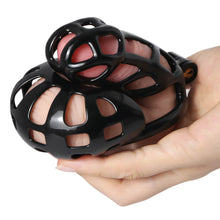 Lade das Bild in den Galerie-Viewer, Black Mamba Keuschheitskäfig mit Hodenkäfig