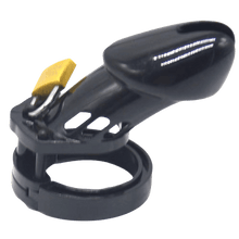 Load image into Gallery viewer, Black Plastic Cock Cage 3.15 inches and 3.94 inches long