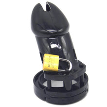 Load image into Gallery viewer, Black Plastic Cock Cage 3.15 inches and 3.94 inches long