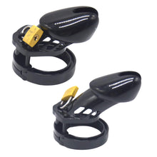 Load image into Gallery viewer, Black Plastic Cock Cage 3.15 inches and 3.94 inches long