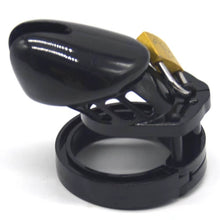 Load image into Gallery viewer, Black Plastic Cock Cage 3.15 inches and 3.94 inches long
