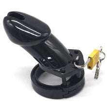 Load image into Gallery viewer, Black Plastic Cock Cage 3.15 inches and 3.94 inches long