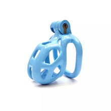Load image into Gallery viewer, Nub | Blue Cobra Male Chastity Cage with 4 Rings
