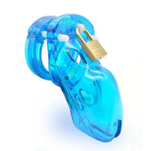 Load image into Gallery viewer, CB-3000 Male Light Blue Chastity Device