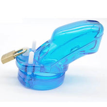 Load image into Gallery viewer, CB-3000 Male Light Blue Chastity Device