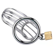 Load image into Gallery viewer, Steel Chastity Cage 4.3 Inches Long 2