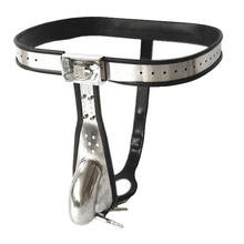 Load image into Gallery viewer, T 3.0 Stainless Steel Male Chastity Belt