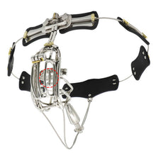 Load image into Gallery viewer, Clip Cage Stainless Steel Male Chastity Belt
