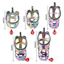 Load image into Gallery viewer, Colorful Stainless Steel MAMBA Chastity Cage