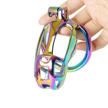 Load image into Gallery viewer, Colorful Stainless Steel MAMBA Chastity Cage