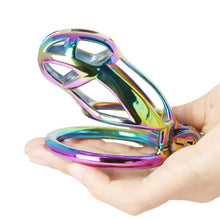 Load image into Gallery viewer, Colorful Stainless Steel MAMBA Chastity Cage