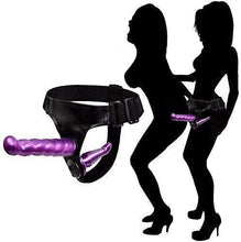 Afbeelding in Gallery-weergave laden, Dubbele strap-on met dubbele dildo's voor beginners