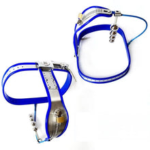 Lade das Bild in den Galerie-Viewer, Keuschheitsgürtel aus Edelstahl mit verstellbarer Taille, T-Typ