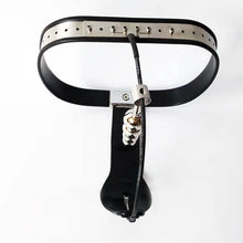Load image into Gallery viewer, Female Adjustable Waist T Type Stainless Steel Chastity Belt
