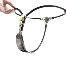 Load image into Gallery viewer, Famale Invisible Stainless Steel Silicone Chastity Belt