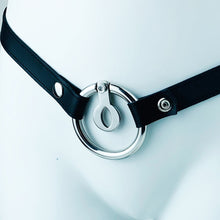 Load image into Gallery viewer, Flat Cock Cage Reverse Stimulation Short Chastity Device Whit Belt