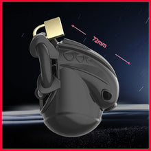 Afbeelding in Gallery-weergave laden, Volledig omwikkelende siliconen kuisheidsgordel met verstelbare ring