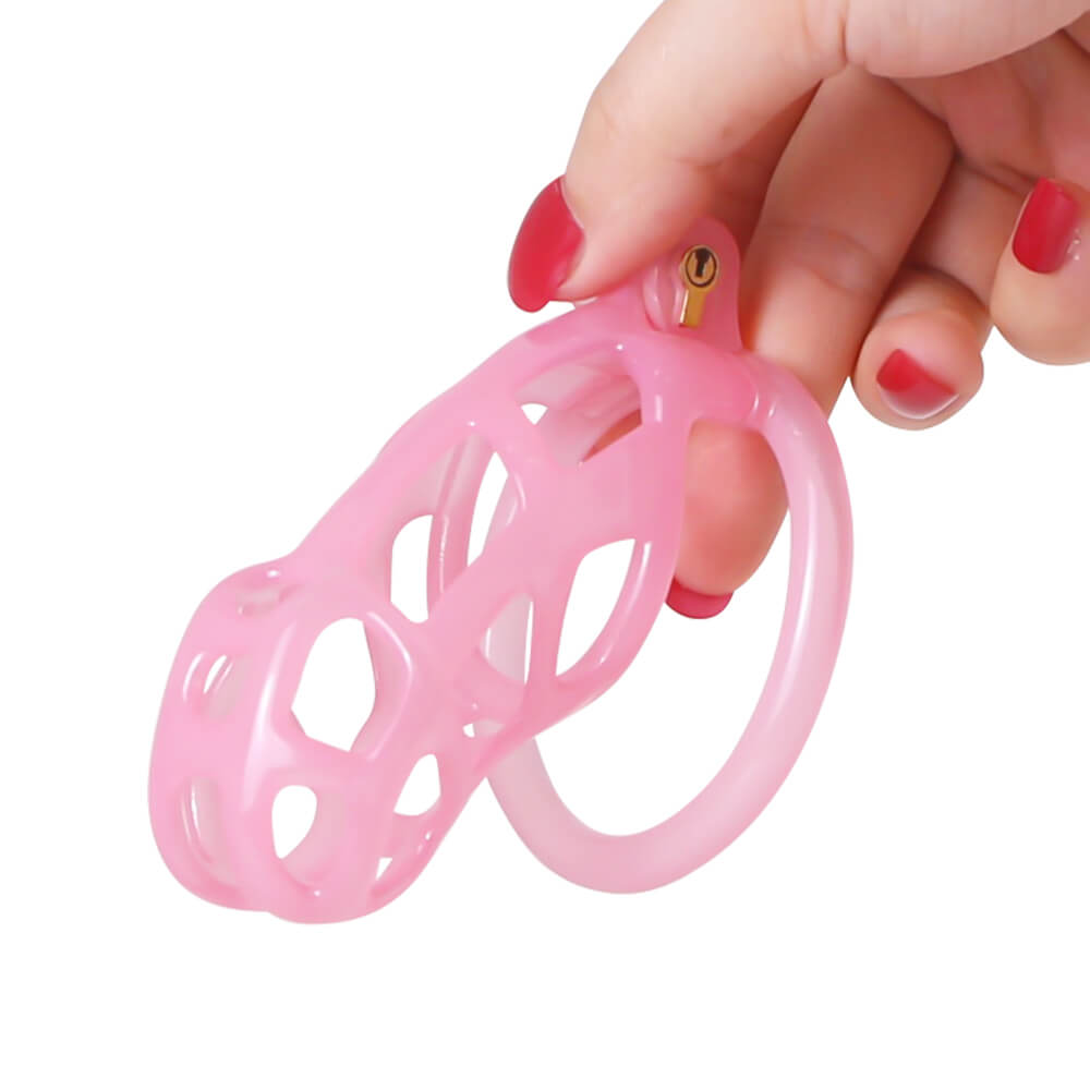 Ice Vision Desigh Clear Cobra Chastity Cage