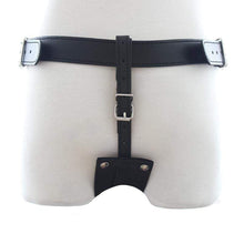 Load image into Gallery viewer, Classic Leather Male Chastity Belt Adjustable BDSM