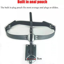 Load image into Gallery viewer, Classic Leather Male Chastity Belt Adjustable BDSM