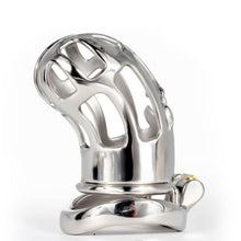 Lade das Bild in den Galerie-Viewer, Langer, gebogener Peniskäfig aus Edelstahl