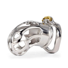 Lade das Bild in den Galerie-Viewer, Langer, gebogener Peniskäfig aus Edelstahl