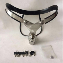 Load image into Gallery viewer, Heart-Shaped Stainless Steel Male Chastity Belt
