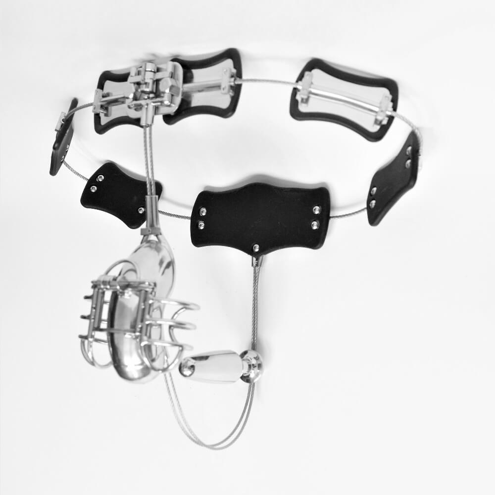Penile Cage Male Underwear Chastity Belt with Anal Plug chastity-devices Penile Cage Male Underwear Chastity Belt with Anal Plug chastity-devices