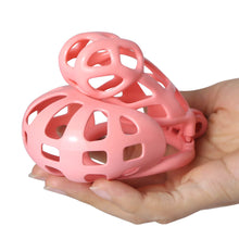 Load image into Gallery viewer, Pink Mamba Chastity Cage With Balls Cage