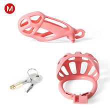 Load image into Gallery viewer, Pink Mamba Chastity Cage With Balls Cage