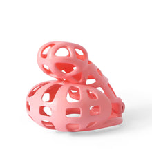 Load image into Gallery viewer, Pink Mamba Chastity Cage With Balls Cage