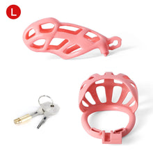 Load image into Gallery viewer, Pink Mamba Chastity Cage With Balls Cage
