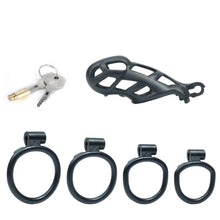 Load image into Gallery viewer, New Upgrade Standard Black Cobra Male Chastity Cage