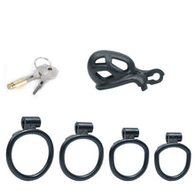 Load image into Gallery viewer, New Upgrade Nub Black Cobra Male Chastity Cage