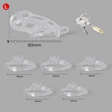 Load image into Gallery viewer, Ice Vision Desigh Clear Cobra Chastity Cage