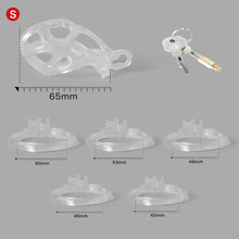 Load image into Gallery viewer, Ice Vision Desigh Clear Cobra Chastity Cage