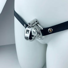 Load image into Gallery viewer, Permanent Micro Cobra Chastity Cage With Belt