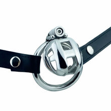 Load image into Gallery viewer, Permanent Micro Cobra Chastity Cage With Belt