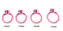 Lade das Bild in den Galerie-Viewer, Pink Comfort Cobra Keuschheitsgürtel-Set (3,35 Zoll)