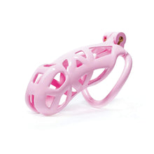 Load image into Gallery viewer, Maxi | Pink Cobra Male Chastity Cage with 4 Rings