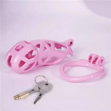 Load image into Gallery viewer, Maxi | Pink Cobra Male Chastity Cage with 4 Rings