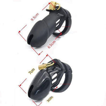 Load image into Gallery viewer, Male's Silicone Device Cage 2.76 inches and 3.74 inches long(all rings included)