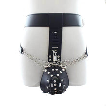 Load image into Gallery viewer, Domineering PU Leather Penis Bdsm Chastity Belt