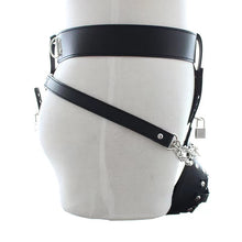 Load image into Gallery viewer, Domineering PU Leather Penis Bdsm Chastity Belt