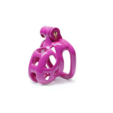 Lade das Bild in den Galerie-Viewer, Nub Purple Cobra Keuschheitskäfig für Männer mit 4 Ringen