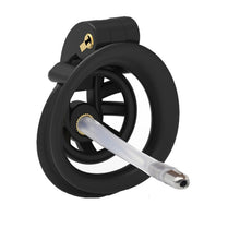 Load image into Gallery viewer, Removable Cobra Chastity Lock with Arc Snap Ring and Catheter
