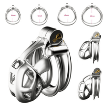 Load image into Gallery viewer, Stainless Steel Cobra Chastity Cage 6.0