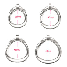 Load image into Gallery viewer, Stainless Steel Cobra Chastity Cage 6.0