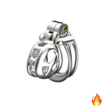 Load image into Gallery viewer, Stainless Steel Cobra Chastity Cage 6.0