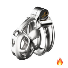 Load image into Gallery viewer, Stainless Steel Cobra Chastity Cage 6.0